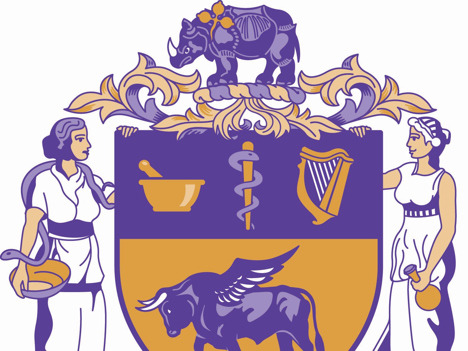 Crest of the Apothecaries' Hall of Dublin